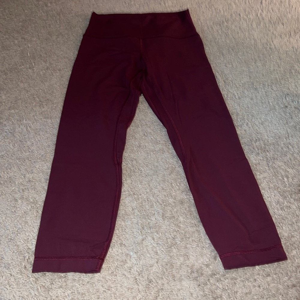 Lululemon Align high waisted 23 in crop legging.